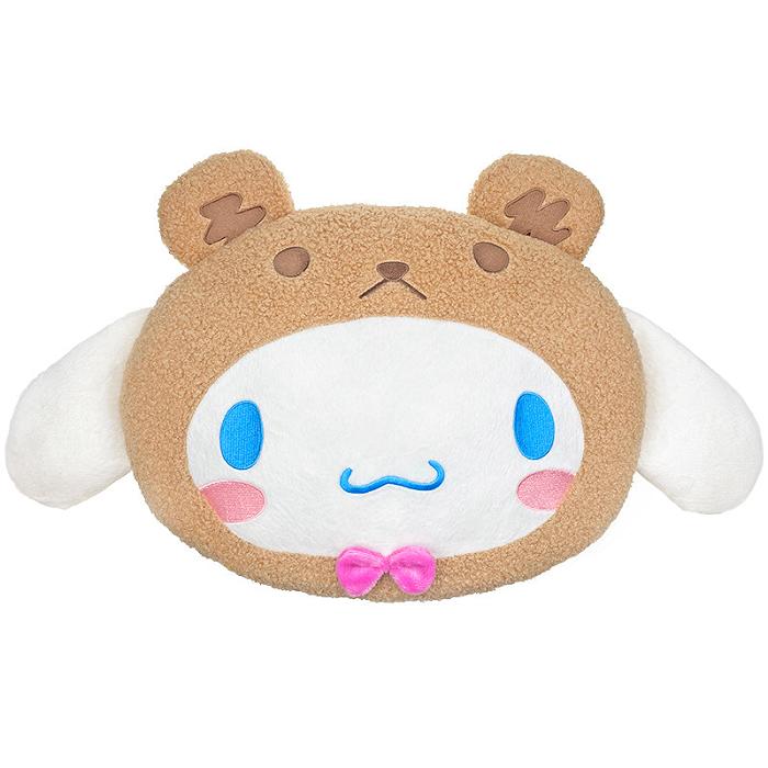 Hello Kitty Cinnamoroll Cozy Pals Face Plush Hnědé | CZ_HK49904