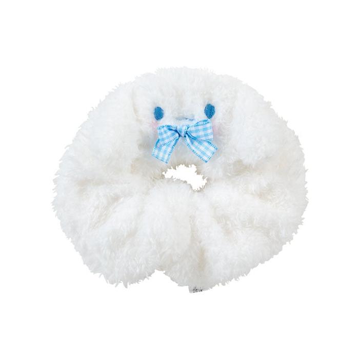 Hello Kitty Cinnamoroll Cozy Plush Scrunchie (Gingham Bow) Bílé | CZ_HK96523