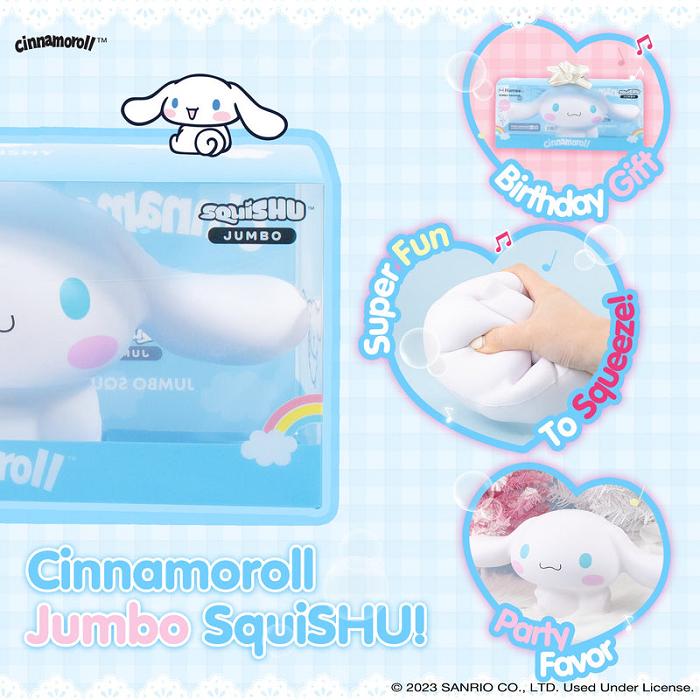 Hello Kitty Cinnamoroll Jumbo Squishy Toy Bílé | CZ_HK93939