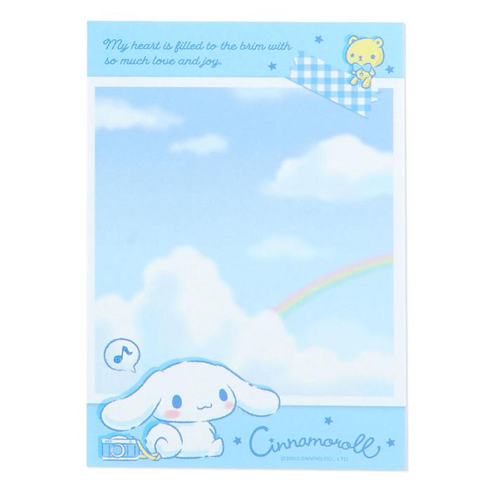 Hello Kitty Cinnamoroll Memo Pad & Sticker Set Blankyt | CZ_HK39644