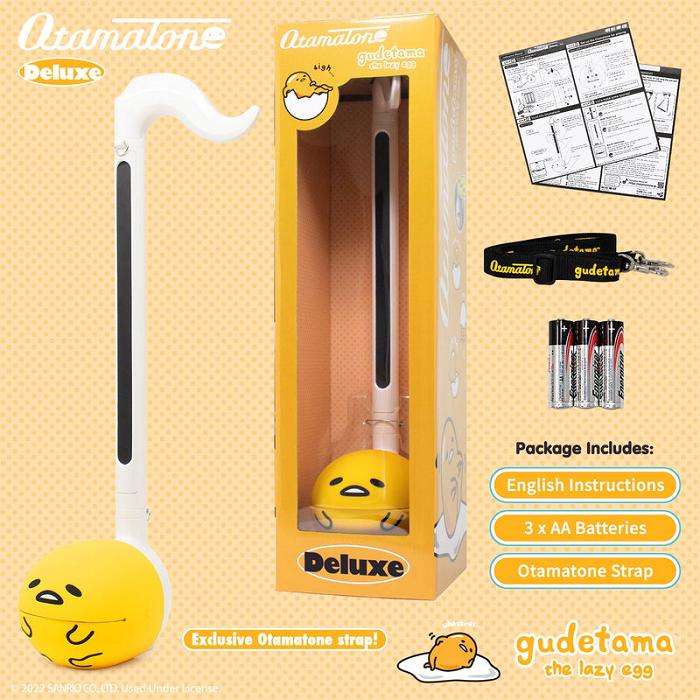 Hello Kitty Gudetama Otamatone Deluxe Musical Toy Žluté | CZ_HK43604