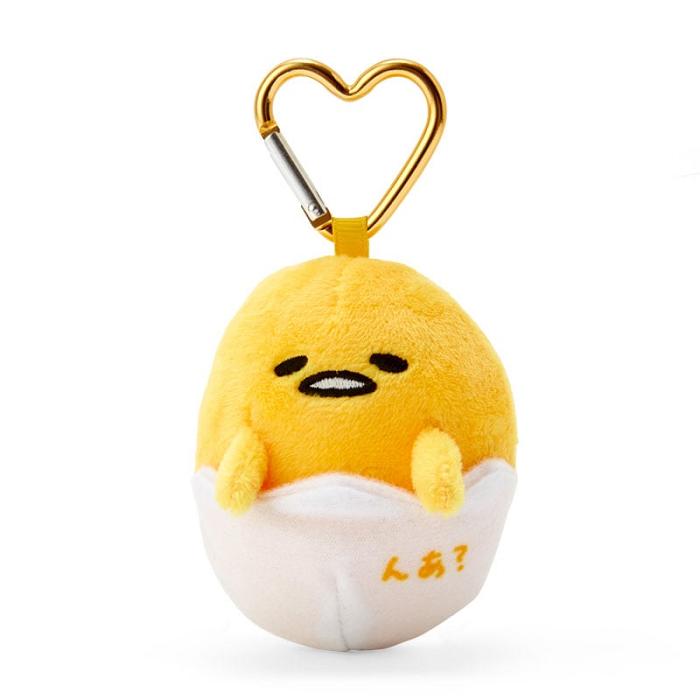 Hello Kitty Gudetama Plush Mascot All My Heart Keychain Žluté Bílé | CZ_HK52140