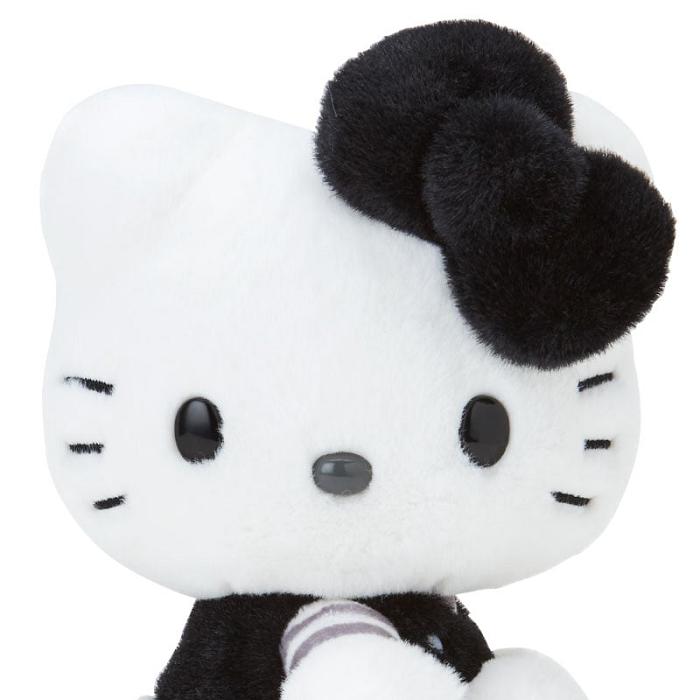 Hello Kitty Hello Kitty 50th Anniv. Plush Mascot (Black Monochrome) Bílé Černé | CZ_HK67861