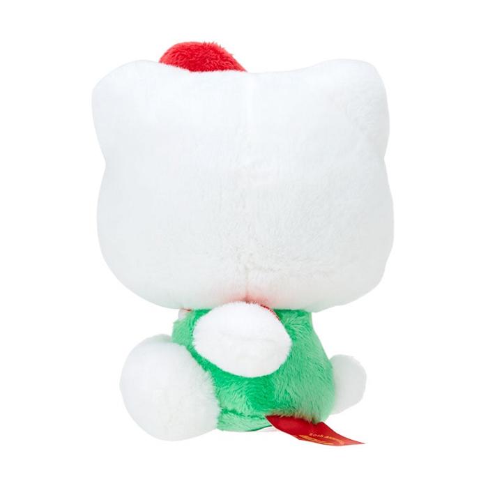 Hello Kitty Hello Kitty 50th Anniv. Plush Mascot (Green Overalls) Zelene Červené | CZ_HK92646