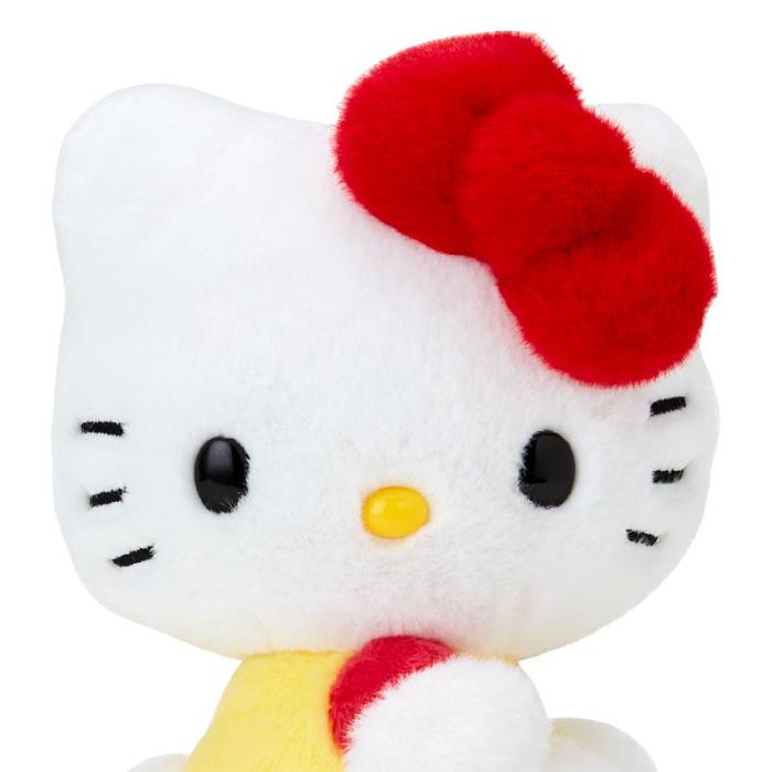 Hello Kitty Hello Kitty 50th Anniv. Plush Mascot (Yellow Overalls) Žluté Červené | CZ_HK15780