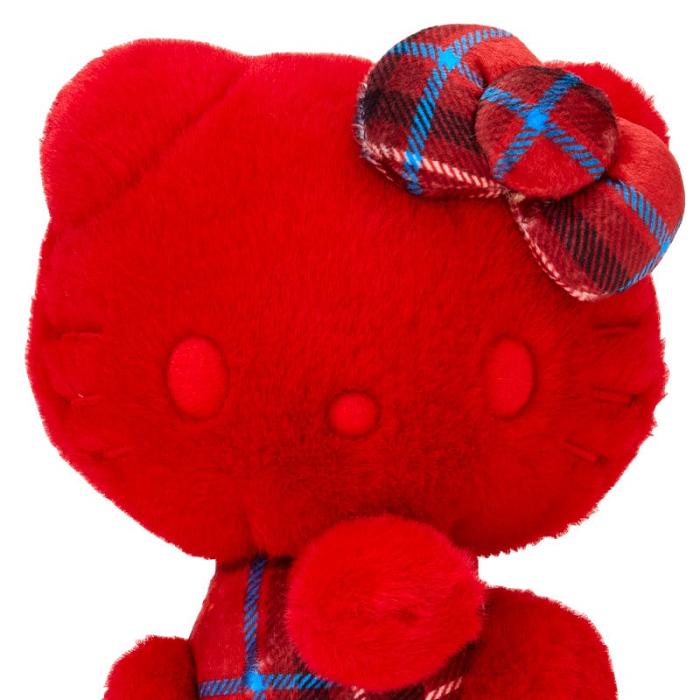 Hello Kitty Hello Kitty 50th Anniv. Plush Mascot (Red Tartan) Červené | CZ_HK51395