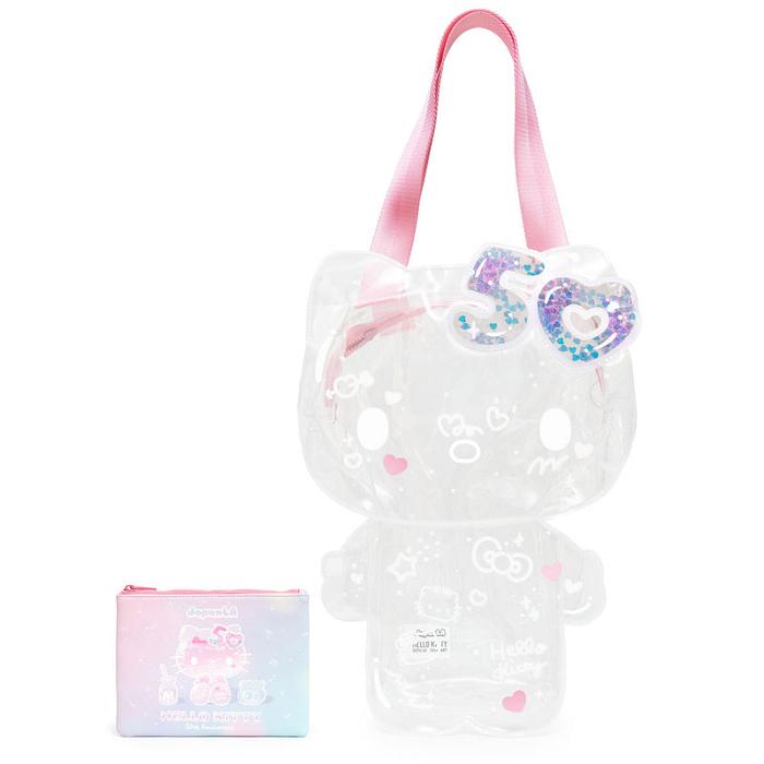 Hello Kitty Hello Kitty 50th Anniversary JapanLA Clear Bag with Pouch Růžové Blankyt | CZ_HK46992