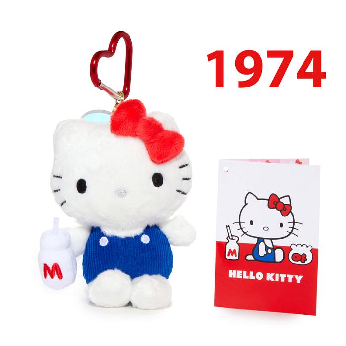 Hello Kitty Hello Kitty 50th Anniversary Plush Mascot (1974) Červené Blankyt | CZ_HK41335