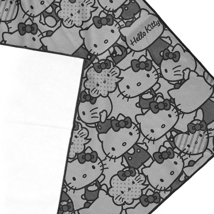 Hello Kitty Hello Kitty Bath Towel (Pretty Pose Monochrome Series) Šedé | CZ_HK28915