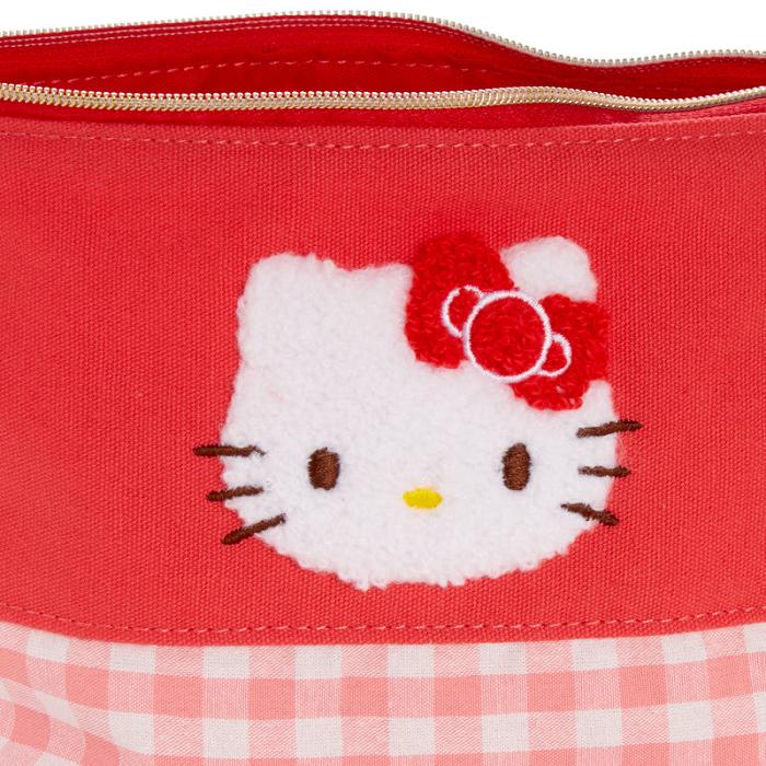 Hello Kitty Hello Kitty Chenille Gingham Zipper Červené | CZ_HK15576