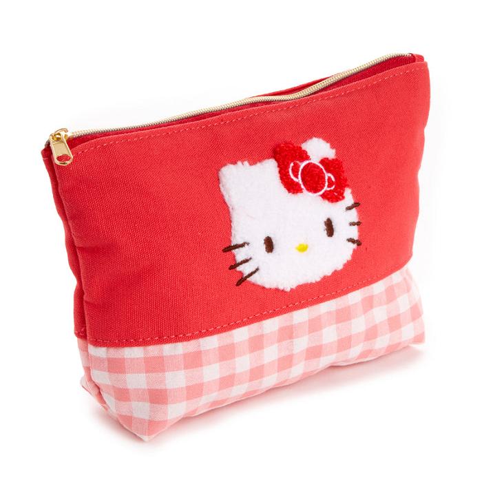 Hello Kitty Hello Kitty Chenille Gingham Zipper Červené | CZ_HK15576