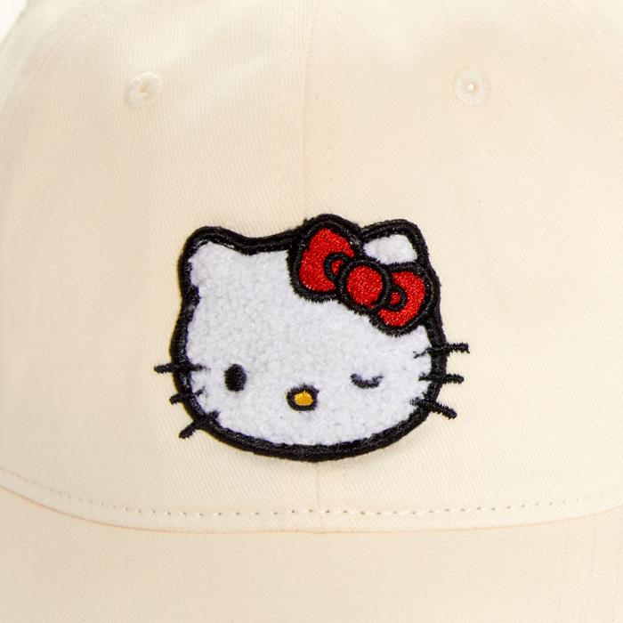 Hello Kitty Hello Kitty Chenille Patch Cap Bílé | CZ_HK37241