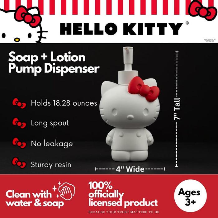 Hello Kitty Hello Kitty Classic Cutie Pump Dispenser Bílé | CZ_HK88319