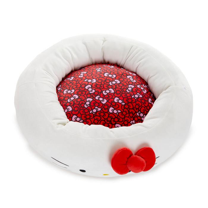 Hello Kitty Hello Kitty Classic Pet Bolster Bed (Small) Červené Bílé | CZ_HK20537