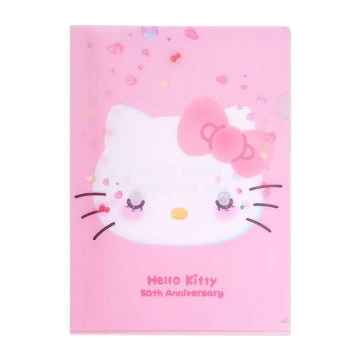 Hello Kitty Hello Kitty Clear File Folder (50th Anniv. The Future In Our Eyes) Růžové | CZ_HK82999