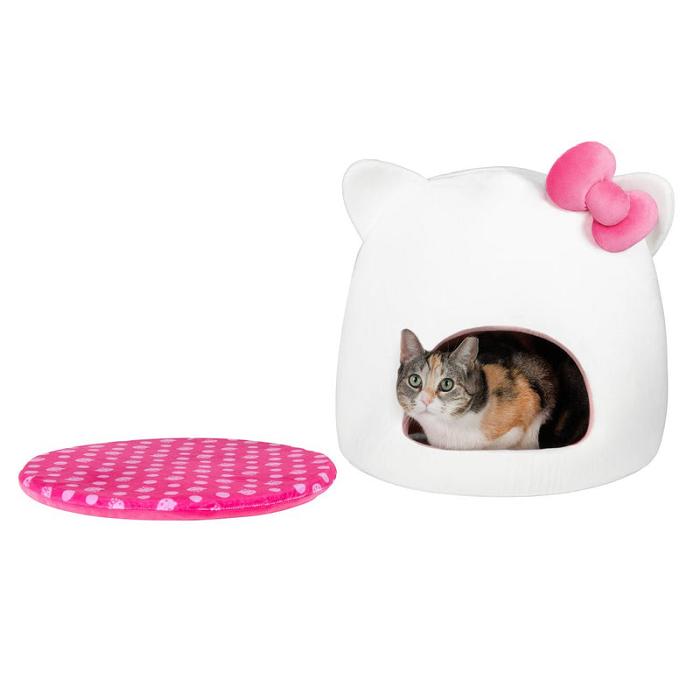 Hello Kitty Hello Kitty Covered Pet Cave Bed Bílé Růžové | CZ_HK83806