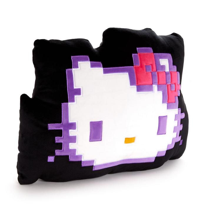 Hello Kitty Hello Kitty Face Plush (Retro Pixel Series) Fialové Černé | CZ_HK53419