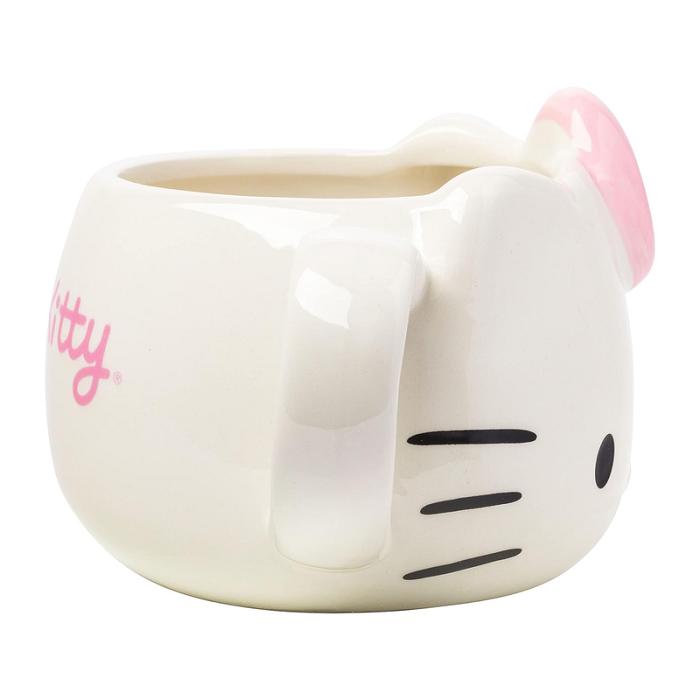 Hello Kitty Hello Kitty Face Sculpted Mug (Pink) Bílé | CZ_HK66696