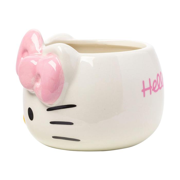 Hello Kitty Hello Kitty Face Sculpted Mug (Pink) Bílé | CZ_HK66696