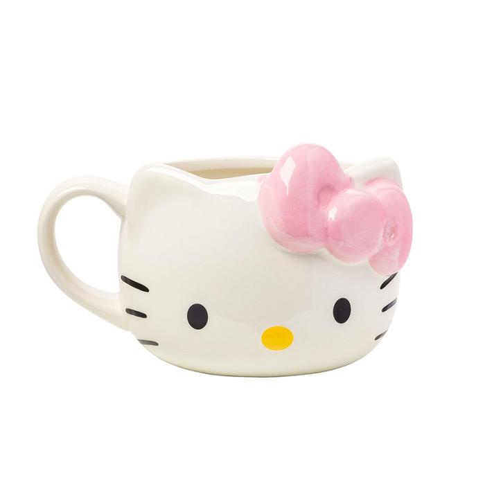 Hello Kitty Hello Kitty Face Sculpted Mug (Pink) Bílé | CZ_HK66696