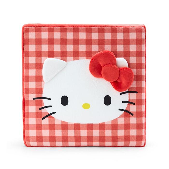 Hello Kitty Hello Kitty Floor Face Cushion Červené | CZ_HK35309