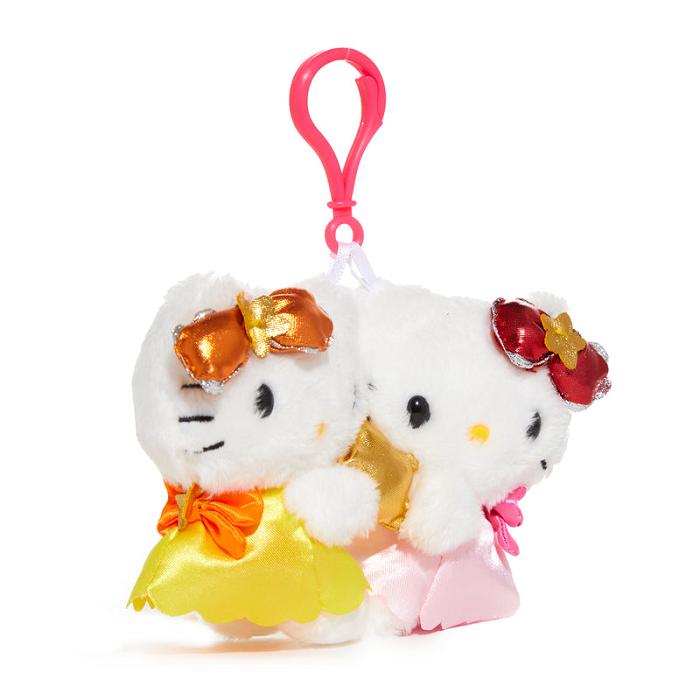 Hello Kitty Hello Kitty Gemini Mascot Clip (Zodiac Series) Růžové Žluté | CZ_HK38942