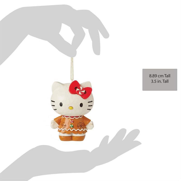 Hello Kitty Hello Kitty Gingerbread Hanging Ornament (Jim Shore Sanrio Collection) Hnědé | CZ_HK88235