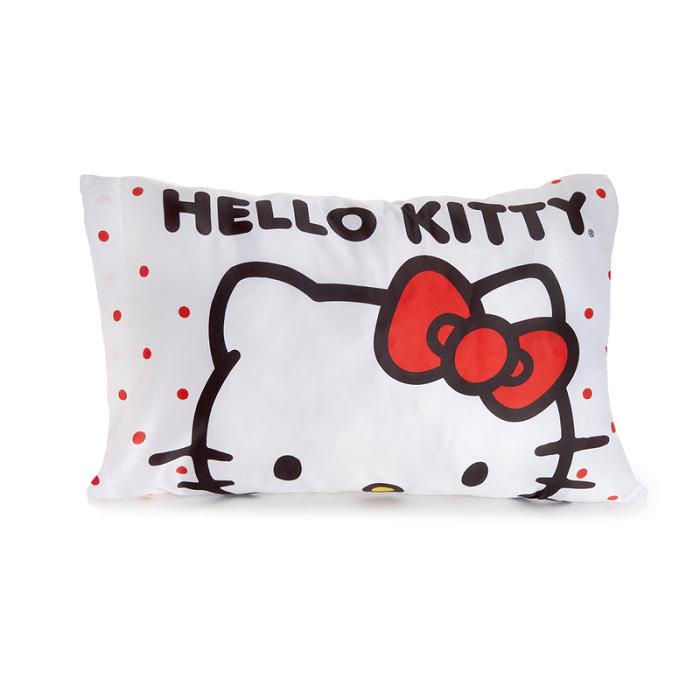 Hello Kitty Hello Kitty Glam Satin Pillowcase Červené | CZ_HK92153