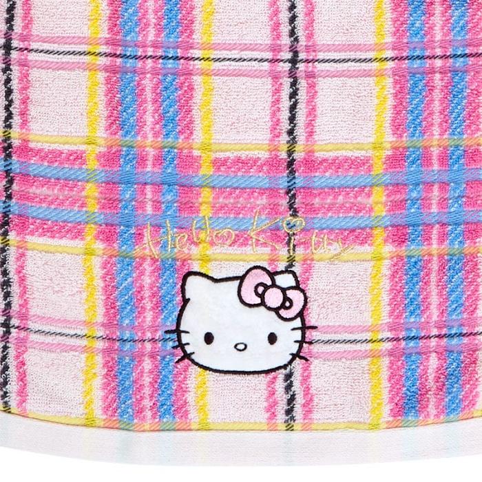 Hello Kitty Hello Kitty Hand Towel (Hello Kitty Dress Tartan Series) Růžové | CZ_HK36002