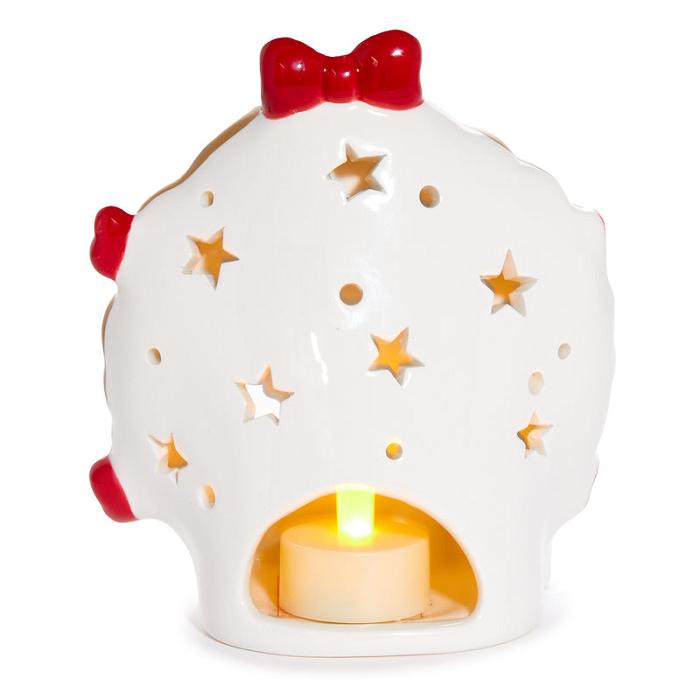 Hello Kitty Hello Kitty Holiday Wreath Ceramic Tealight Holder Červené Zelene | CZ_HK51483