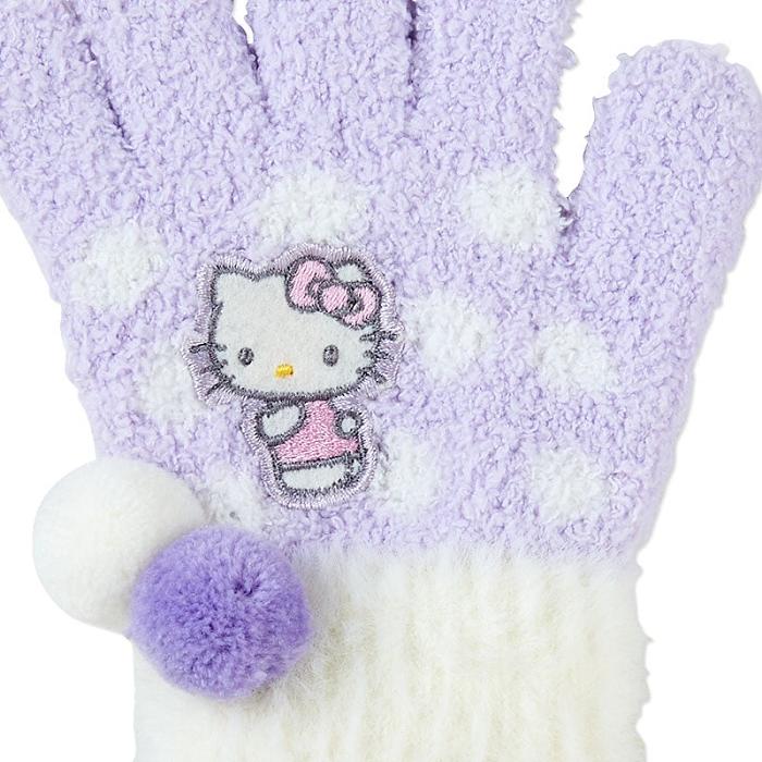 Hello Kitty Hello Kitty Kids Cozy Gloves Fialové | CZ_HK67803