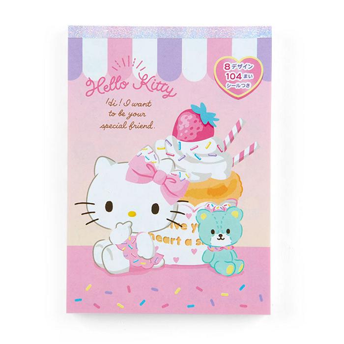 Hello Kitty Hello Kitty Memo Pad & Sticker Set Růžové | CZ_HK67455