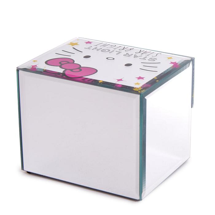 Hello Kitty Hello Kitty Mirrored Compact Jewelry Box Růžové | CZ_HK84698