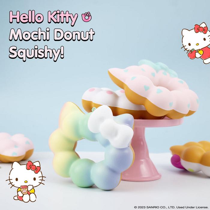 Hello Kitty Hello Kitty Mochi Donut Squishy Keychain Viacfarebný | CZ_HK82111