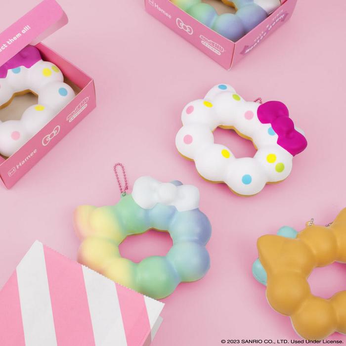 Hello Kitty Hello Kitty Mochi Donut Squishy Keychain Viacfarebný | CZ_HK82111