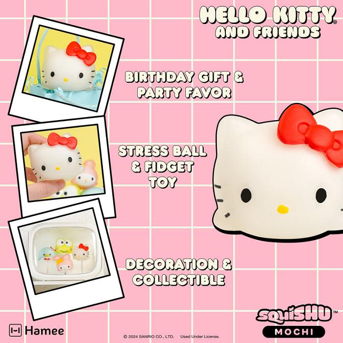 Hello Kitty Hello Kitty Mochi SquiSHU (Series 2) Krém | CZ_HK92966