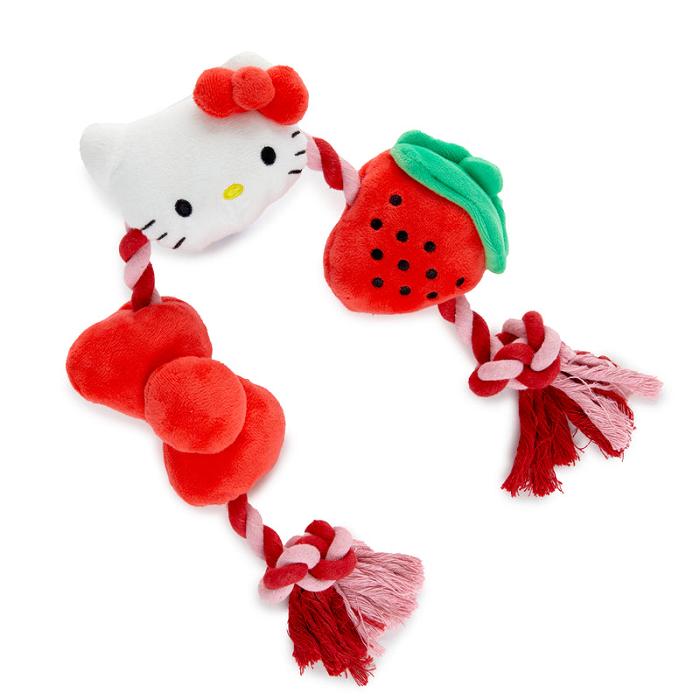 Hello Kitty Hello Kitty Pet Rope Toy (Strawberry and Bows) Červené | CZ_HK51614