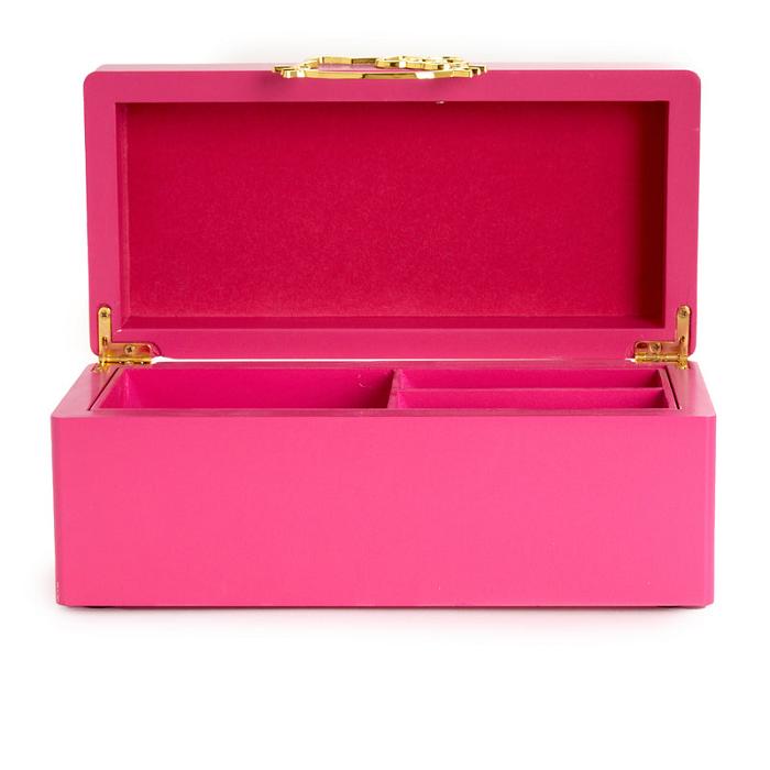 Hello Kitty Hello Kitty Pink Lacquered Jewelry Box Organizer Červené | CZ_HK43925