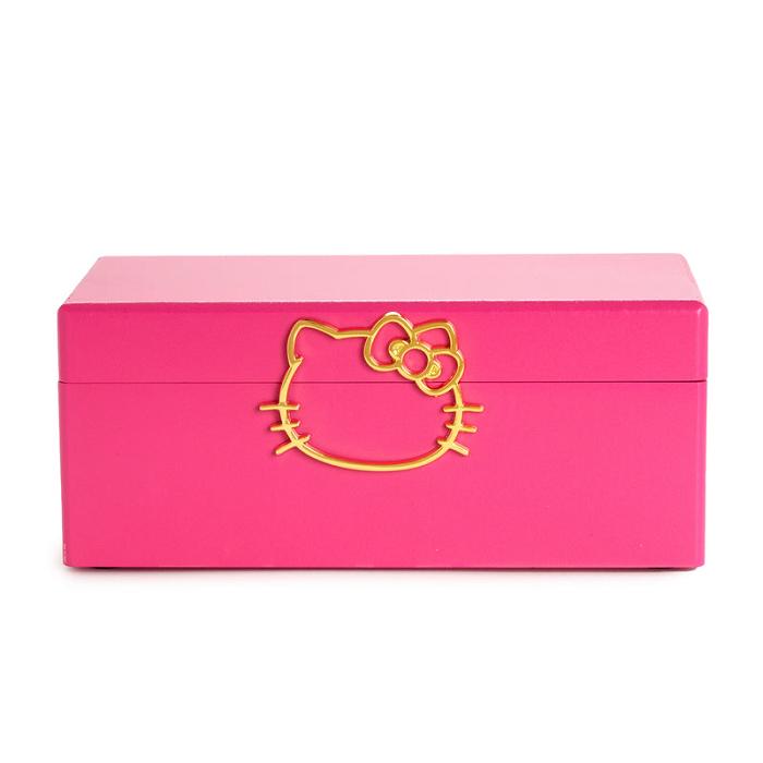 Hello Kitty Hello Kitty Pink Lacquered Jewelry Box Organizer Červené | CZ_HK43925