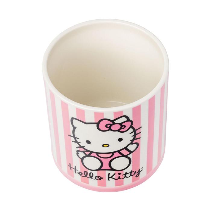 Hello Kitty Hello Kitty Pink Stripe Ceramic Storage Jar Růžové | CZ_HK66400