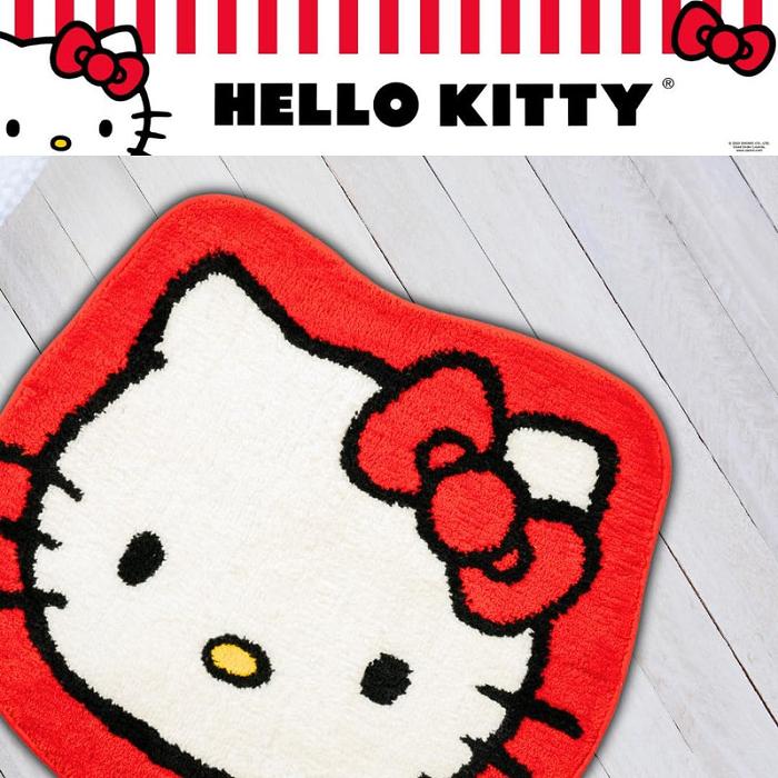 Hello Kitty Hello Kitty Plush Bathroom Mat Červené | CZ_HK57659