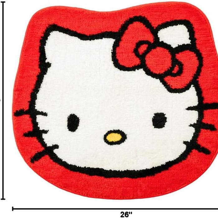 Hello Kitty Hello Kitty Plush Bathroom Mat Červené | CZ_HK57659