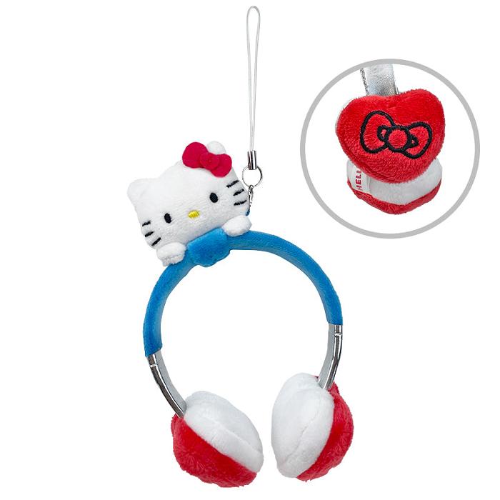 Hello Kitty Hello Kitty Plush Headphones Bag Charm Bílé Blankyt | CZ_HK60102