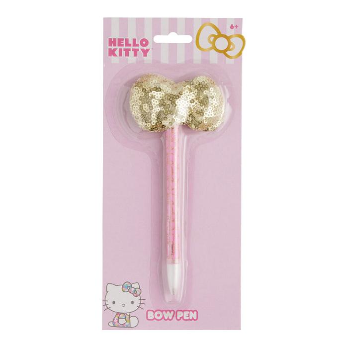 Hello Kitty Hello Kitty Sequined Bow Pen Růžové | CZ_HK92387