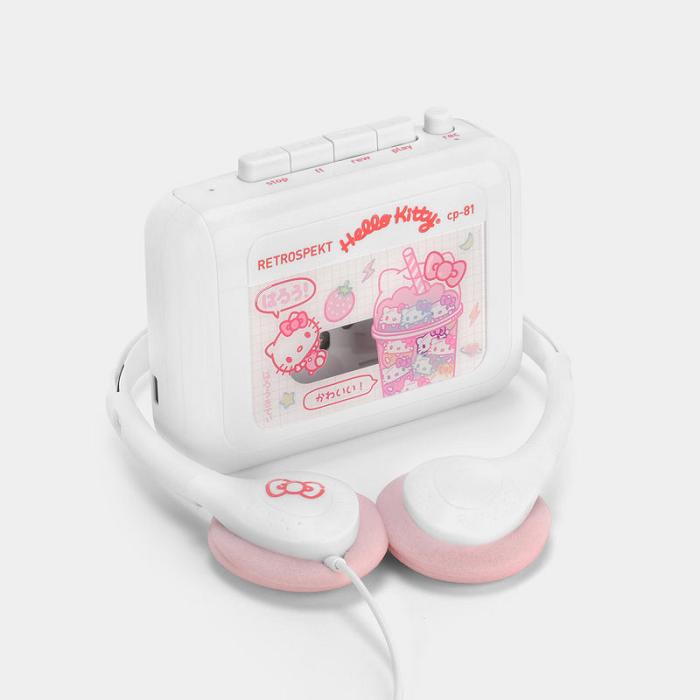 Hello Kitty Hello Kitty Strawberry Milk CP-81 Portable Cassette Player Růžové | CZ_HK83644