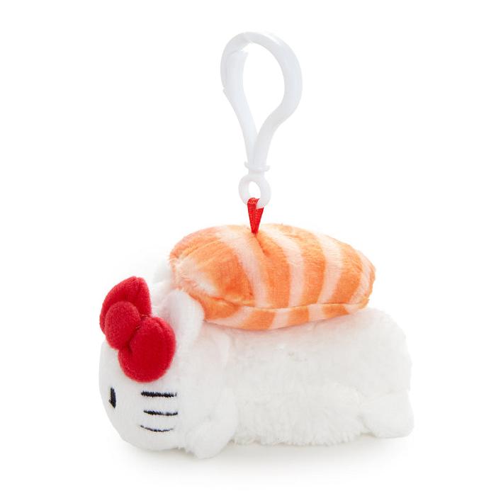 Hello Kitty Hello Kitty Sushi Mascot Clip (Salmon) Bílé Červené | CZ_HK35858