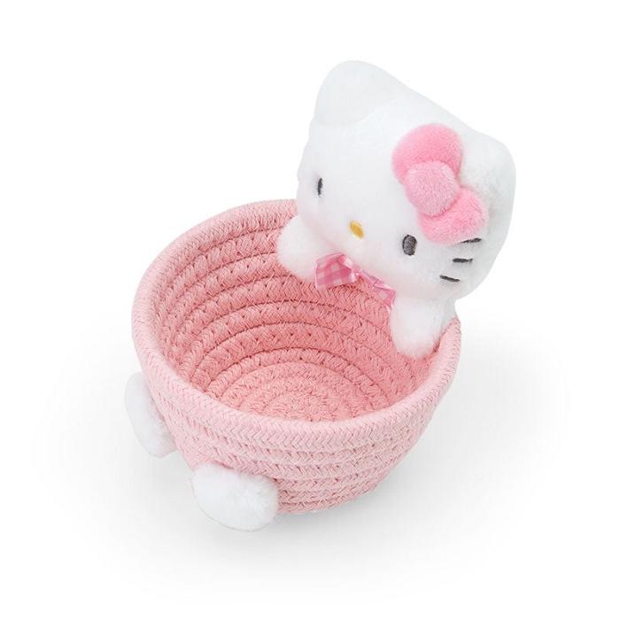 Hello Kitty Hello Kitty Woven Rope Storage Basket (Multi) Růžové | CZ_HK60353