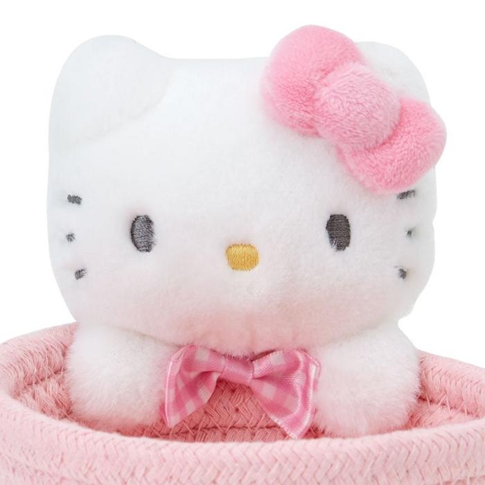 Hello Kitty Hello Kitty Woven Rope Storage Basket (Multi) Růžové | CZ_HK60353