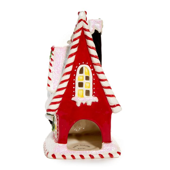 Hello Kitty Hello Kitty and Friends Ceramic Holiday Candle House Červené | CZ_HK60843