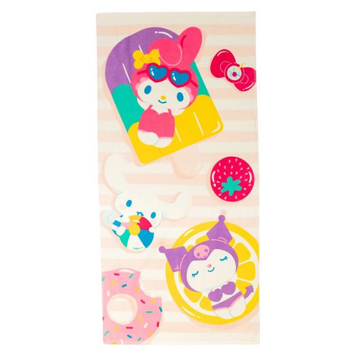 Hello Kitty Hello Kitty and Friends Ice Cream Float Beach Towel Viacfarebný | CZ_HK15567